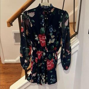 Yumi Kim Floral Long Sleeve Romper